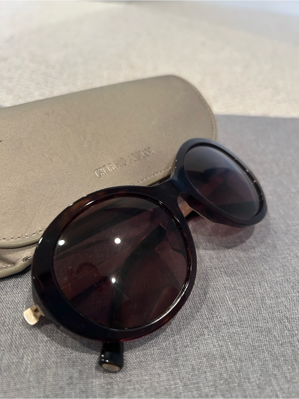 Giorgio Armani Women's Round Frame Sunglasses